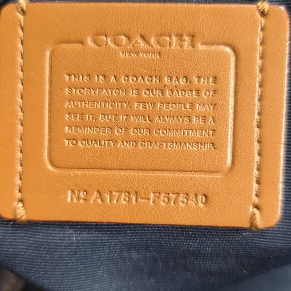 Coach Lexy Legacy Jacquard Shoulder Bag - Picture 14 of 14